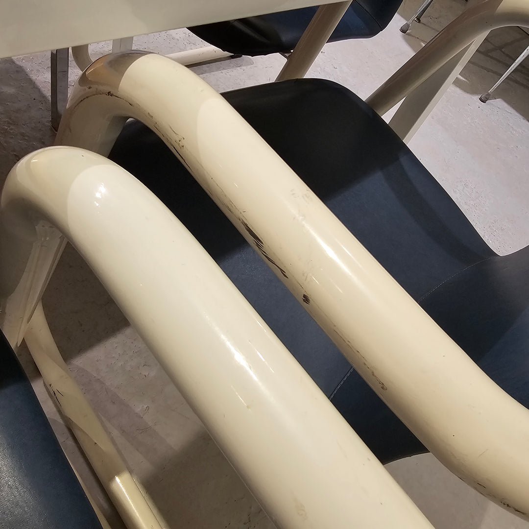 Vintage Kinetics Blue Vinyl Chair