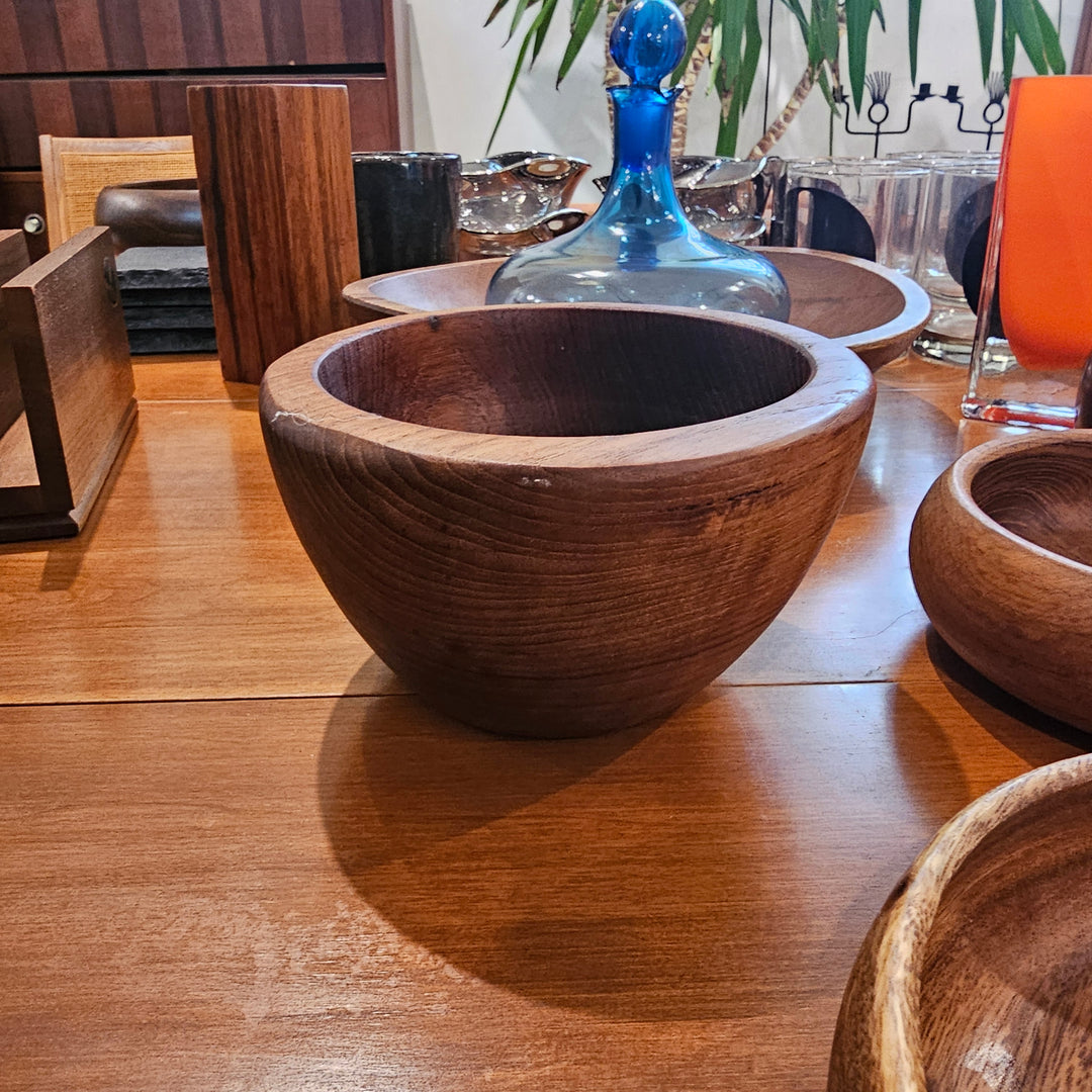 Small Wood Serving Bowl