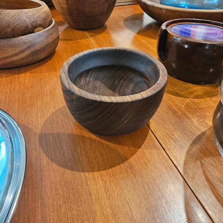 Small Handcarved Wood Bowl