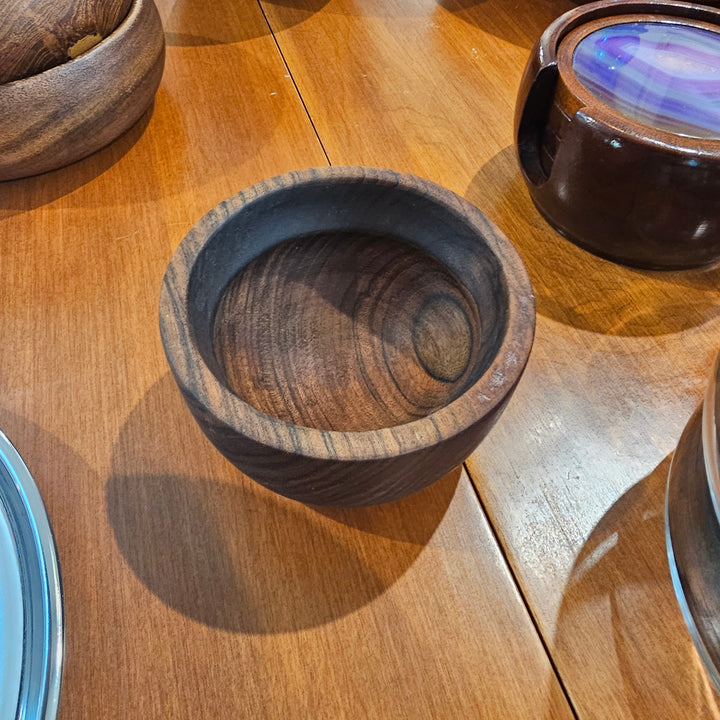 Small Handcarved Wood Bowl