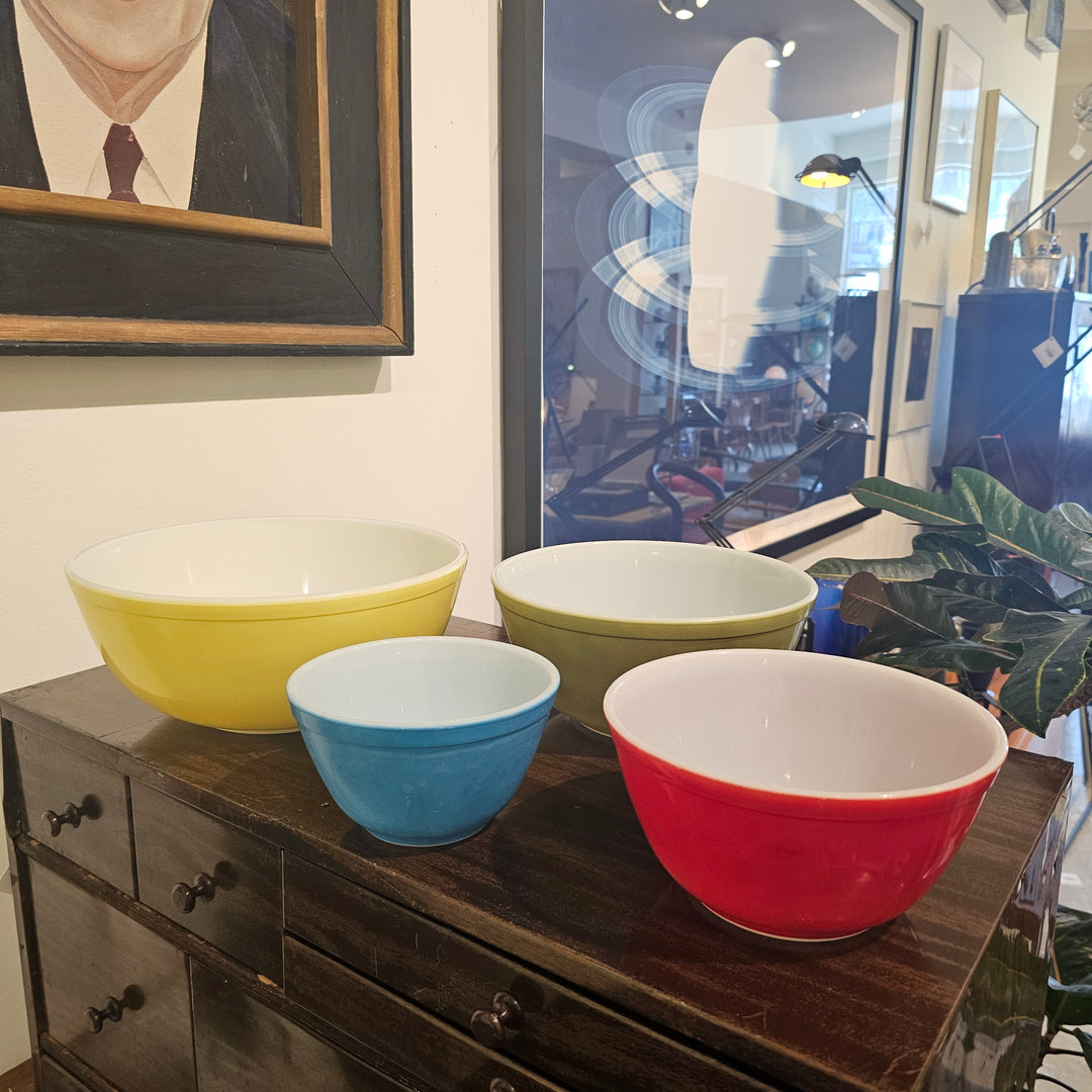 Primary Colors Pyrex Mixing Bowls