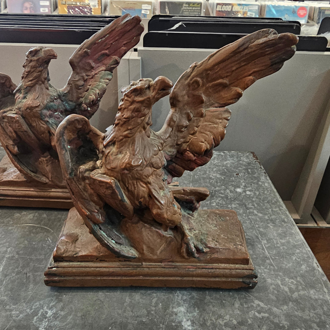 Vintage Eagle Themed Bookends