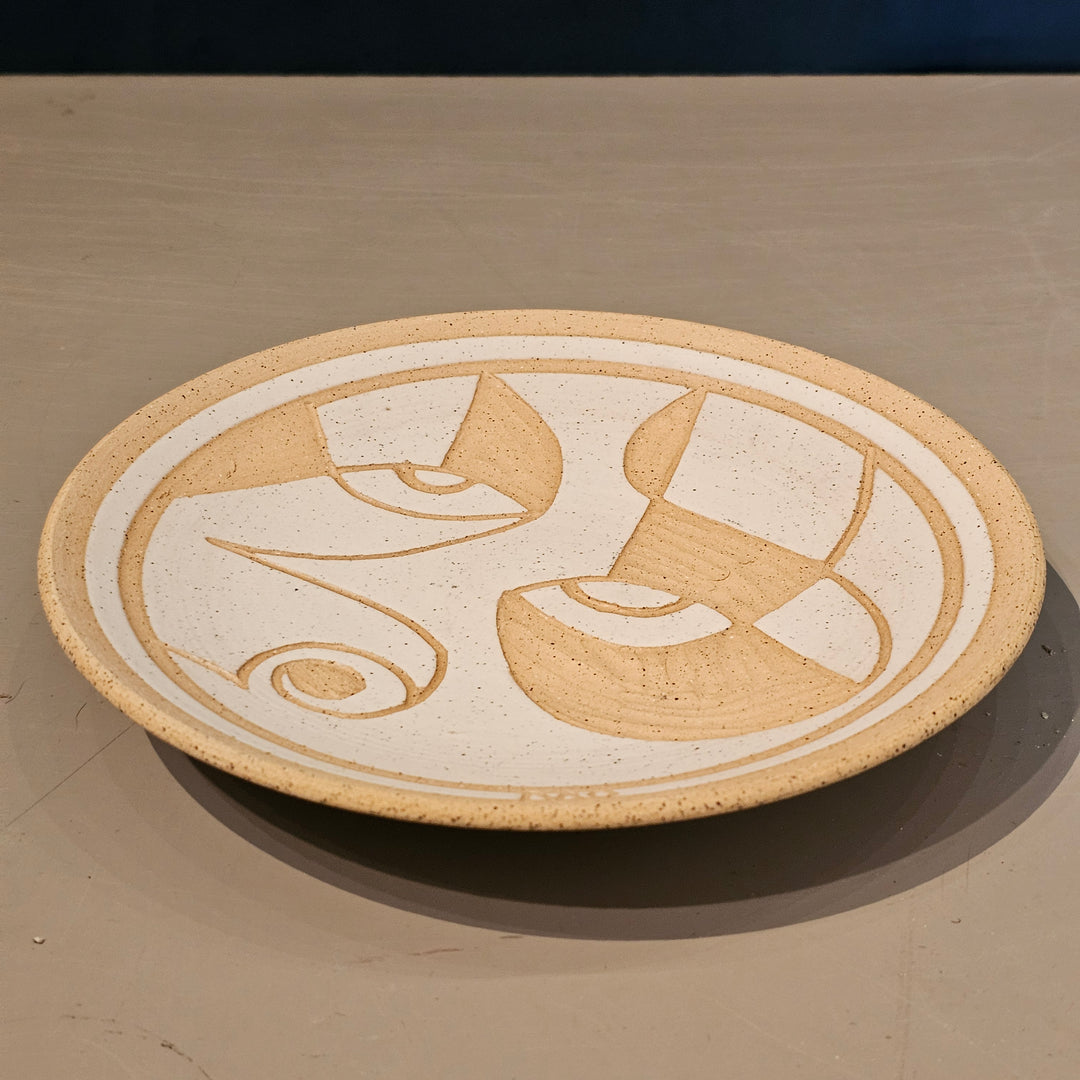 Signed Studio Pottery Plate