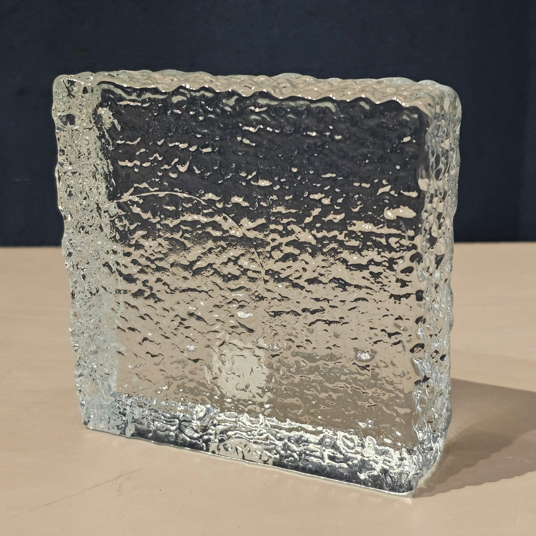 Pebbled Glass Bookend by Blenko / DAS Designs