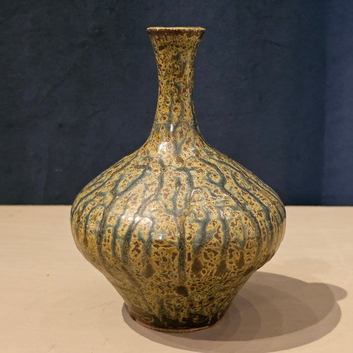 Vintage Signed Pottery Bud Vase