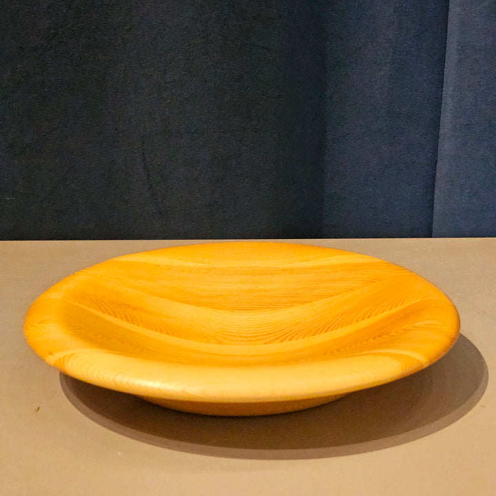 Handmade Wood Plate - Signed S. Nieminen