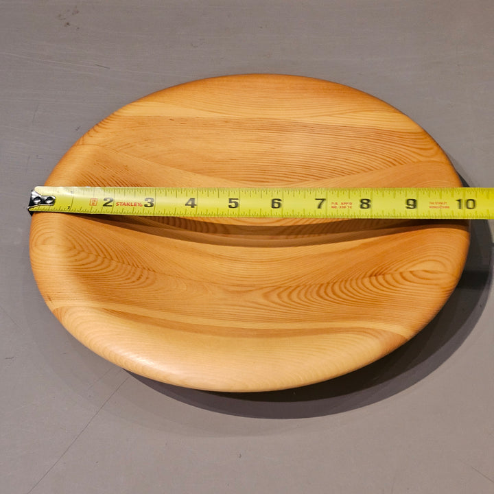 Handmade Wood Plate - Signed S. Nieminen