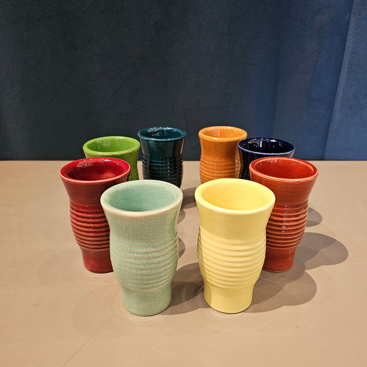 (8) Italian Ceramic Espresso Cups