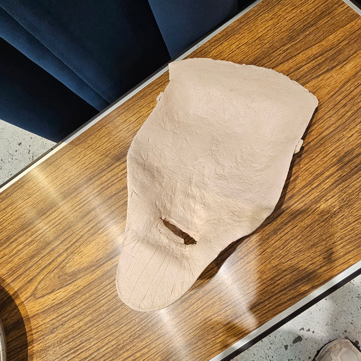 Clay 'Rad Guy' Face Sculpture
