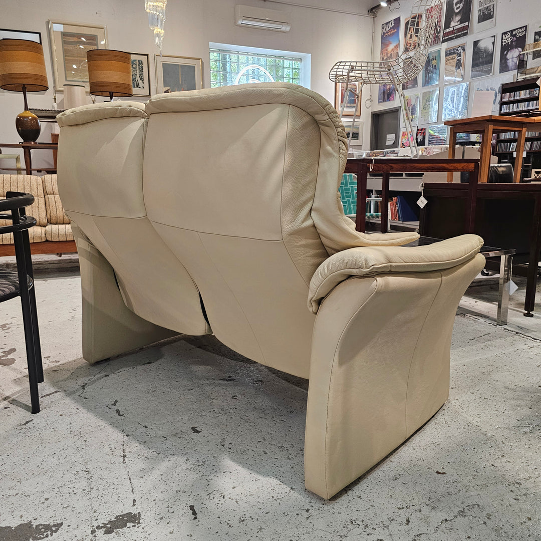 Ekornes Eldorado Leather Reclining Loveseat
