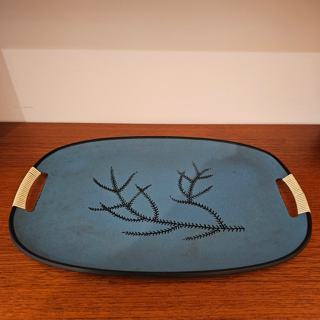 1960's Teal Tray
