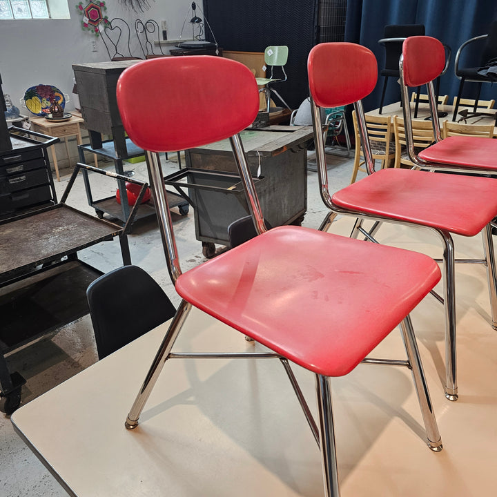 Salmon Colored School Chair