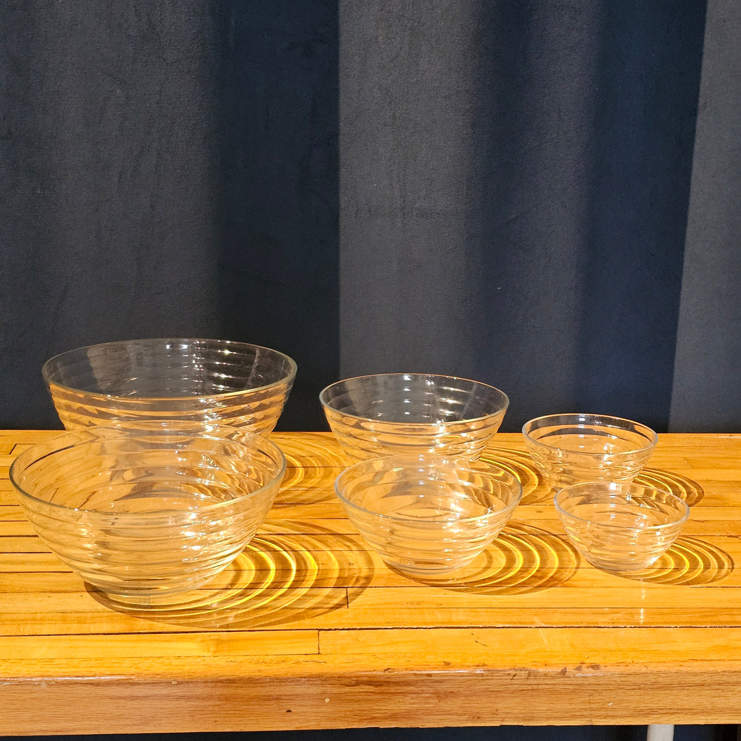 (6) French Duralex Bowl Set