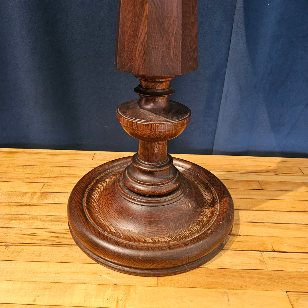 Antique Oak Plant Stand