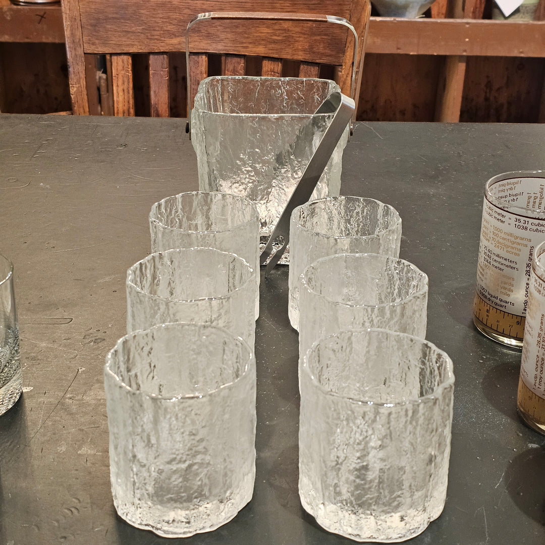 7pc Hoya Japan Ice Bark Cocktail Set