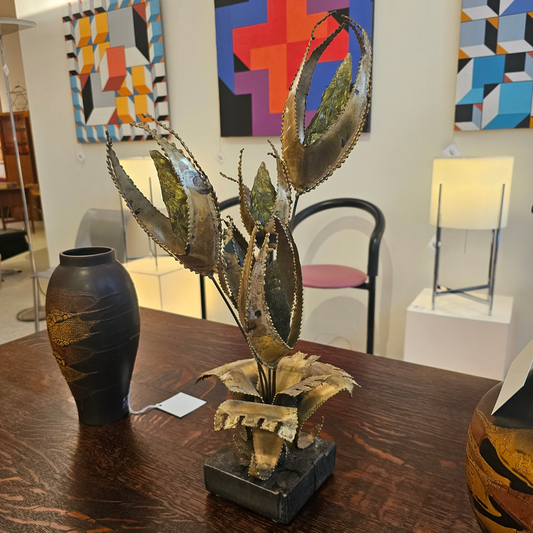 Brutalist Bijan Style Table Top Sculpture