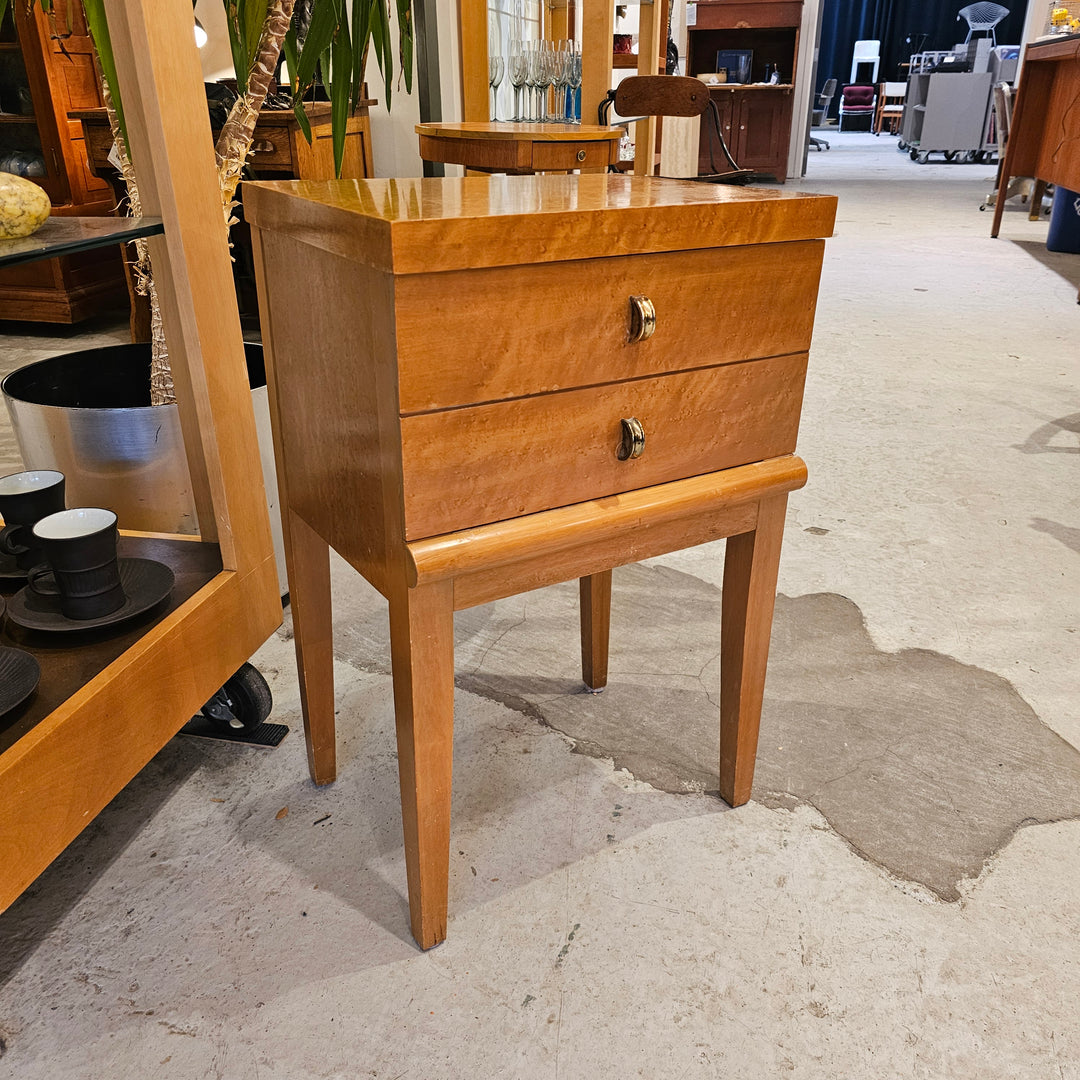 Birdseye Maple Night Stand Side Table