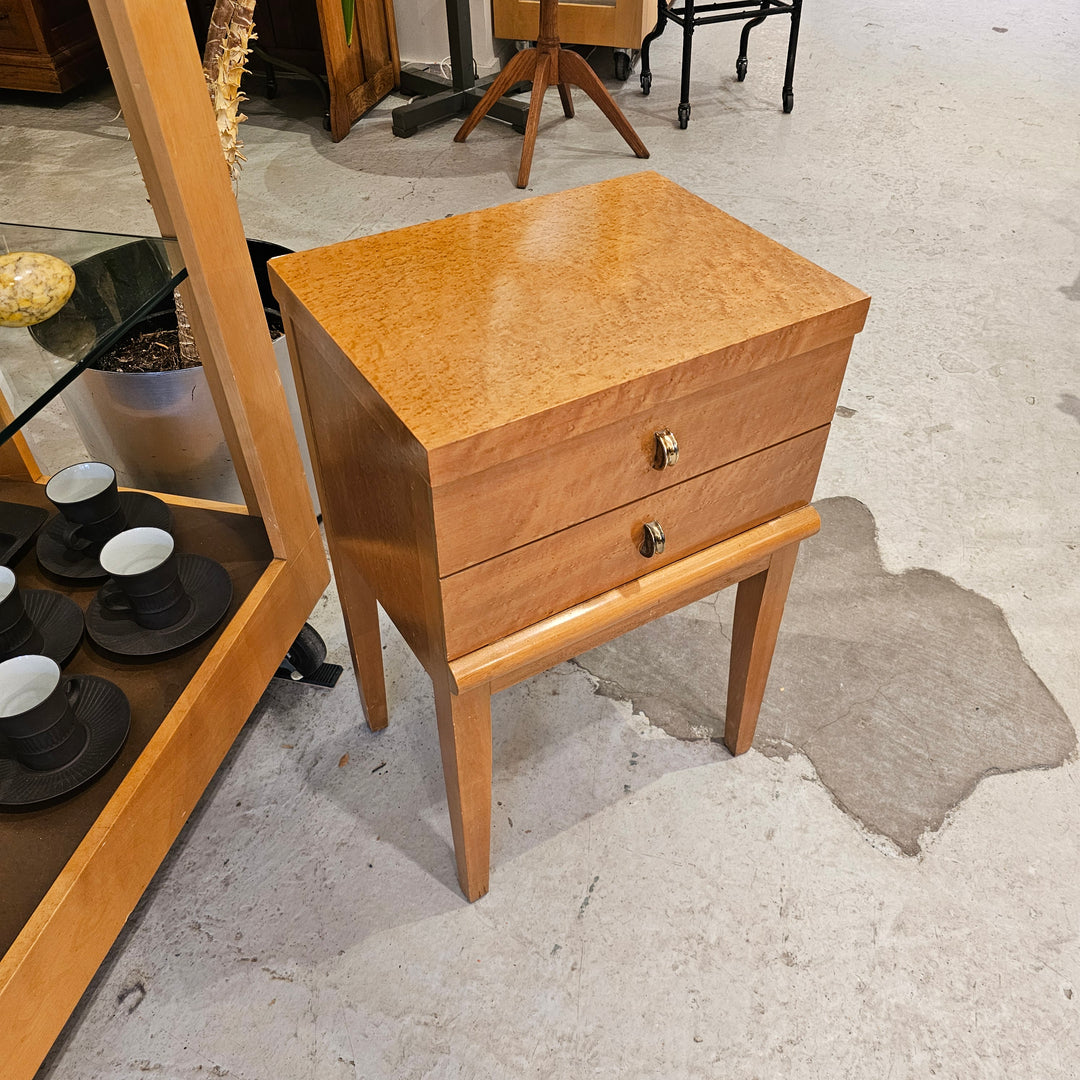 Birdseye Maple Night Stand Side Table