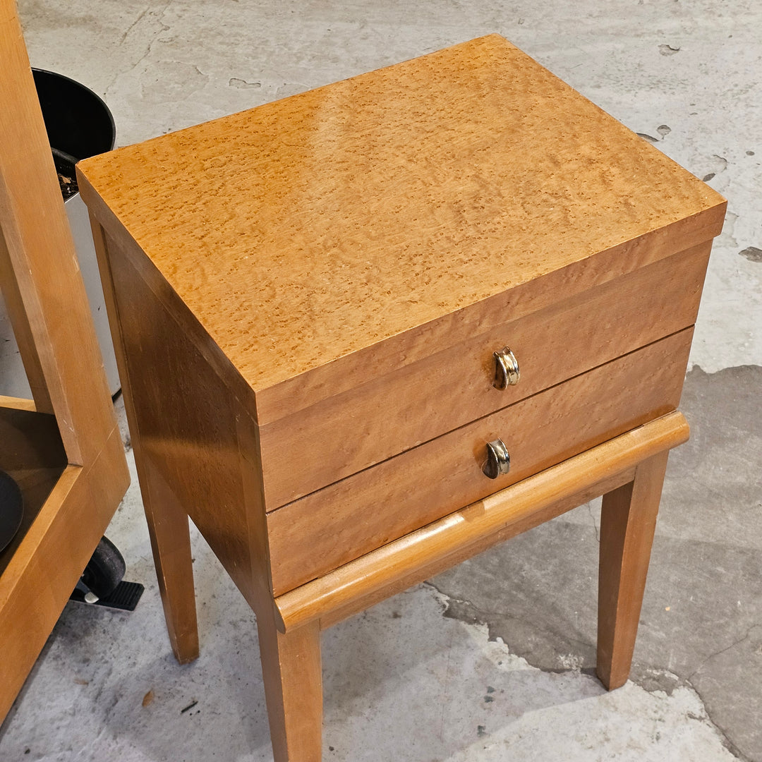 Birdseye Maple Night Stand Side Table