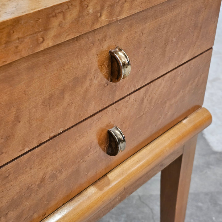 Birdseye Maple Night Stand Side Table