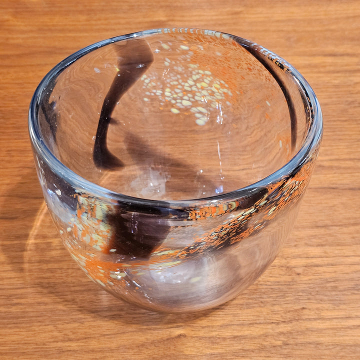 Art Glass Bowl, Signed Walman