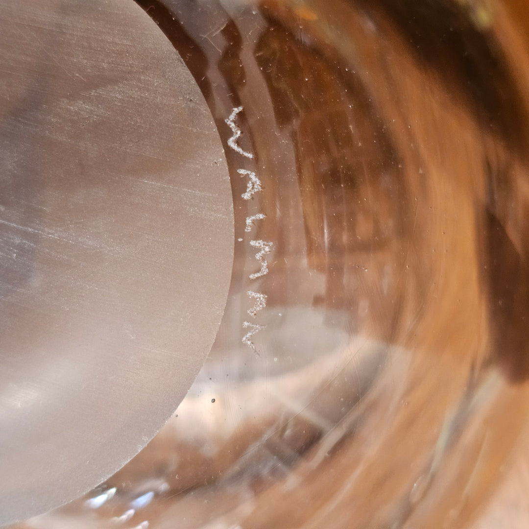Art Glass Bowl, Signed Walman