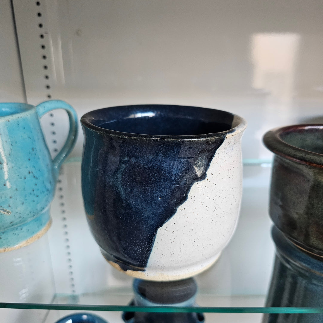 Two Toned Studio Pottery Planter