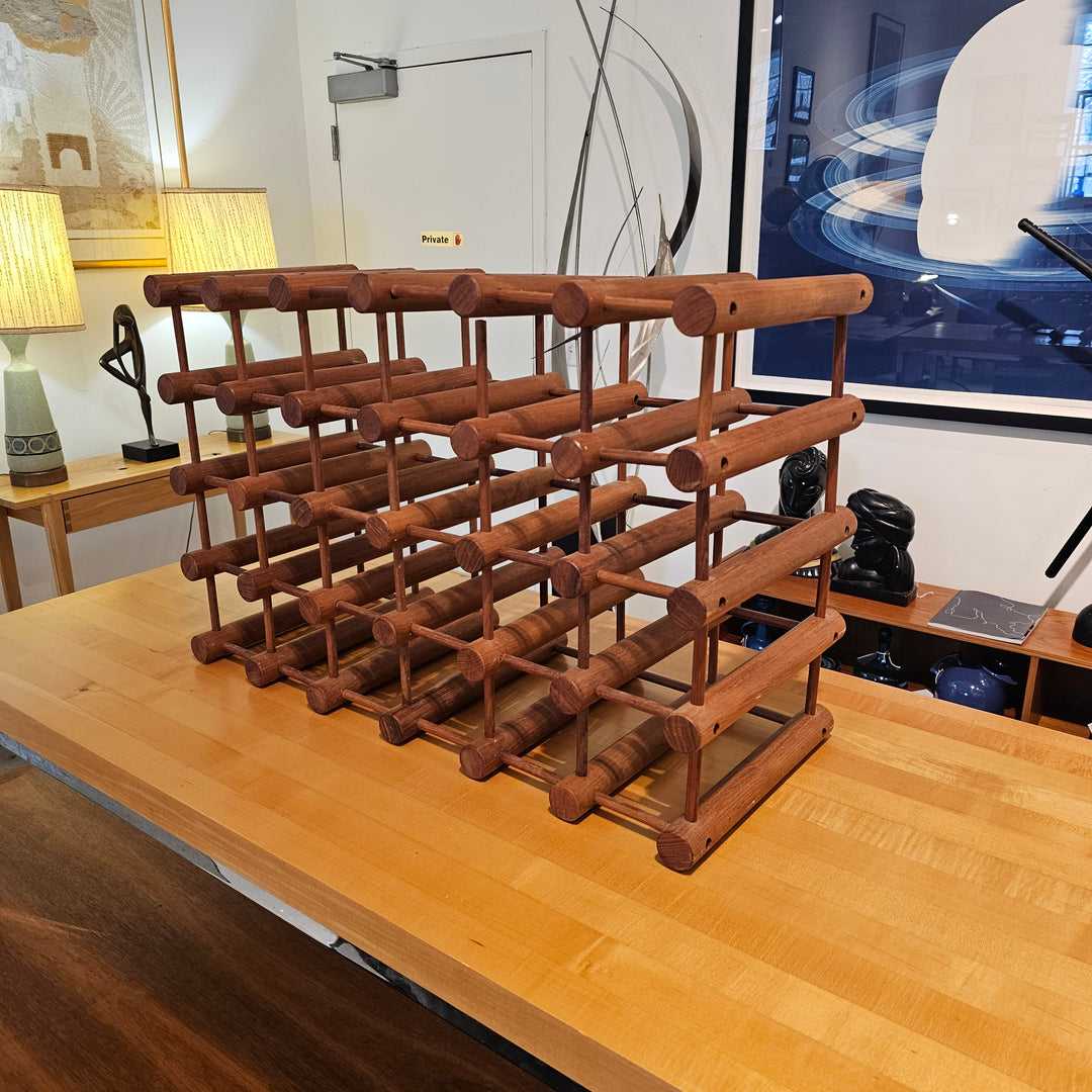 Danish Teak Wine Rack