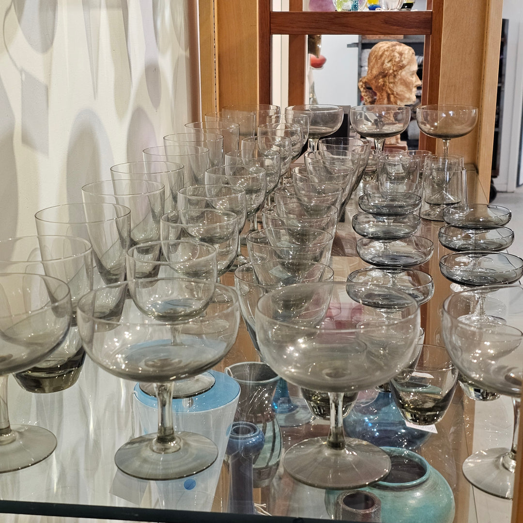 50pc Smoke Glass Drinking Set