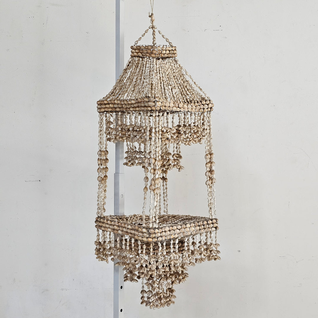 Boho Seashell Hanging Planter