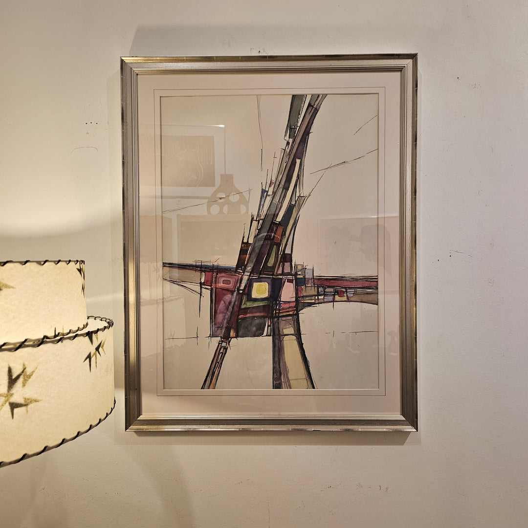 Framed Modern Abstract Expressionism