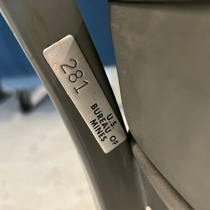 Chromecraft Industrial Grey Metal Tanker Armchair