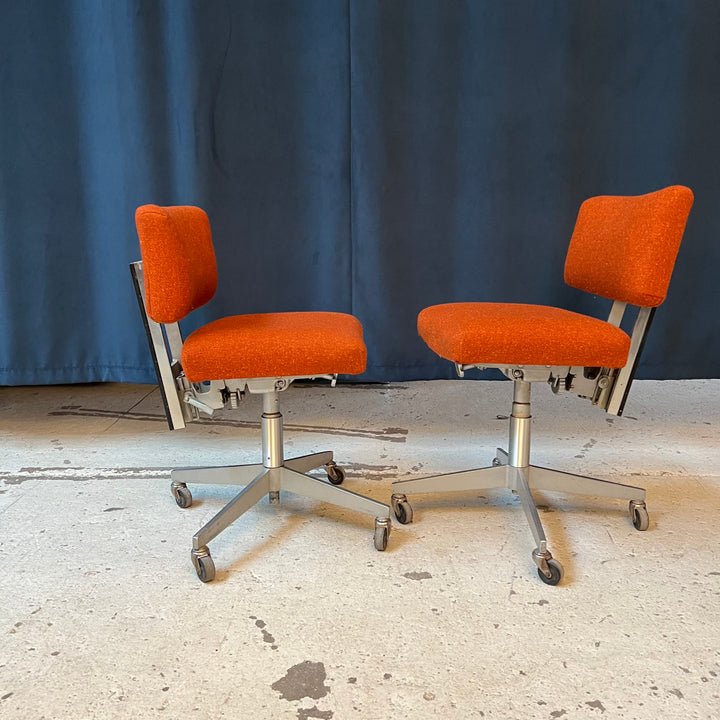 Rolling Task Chair by Good Form in Orange