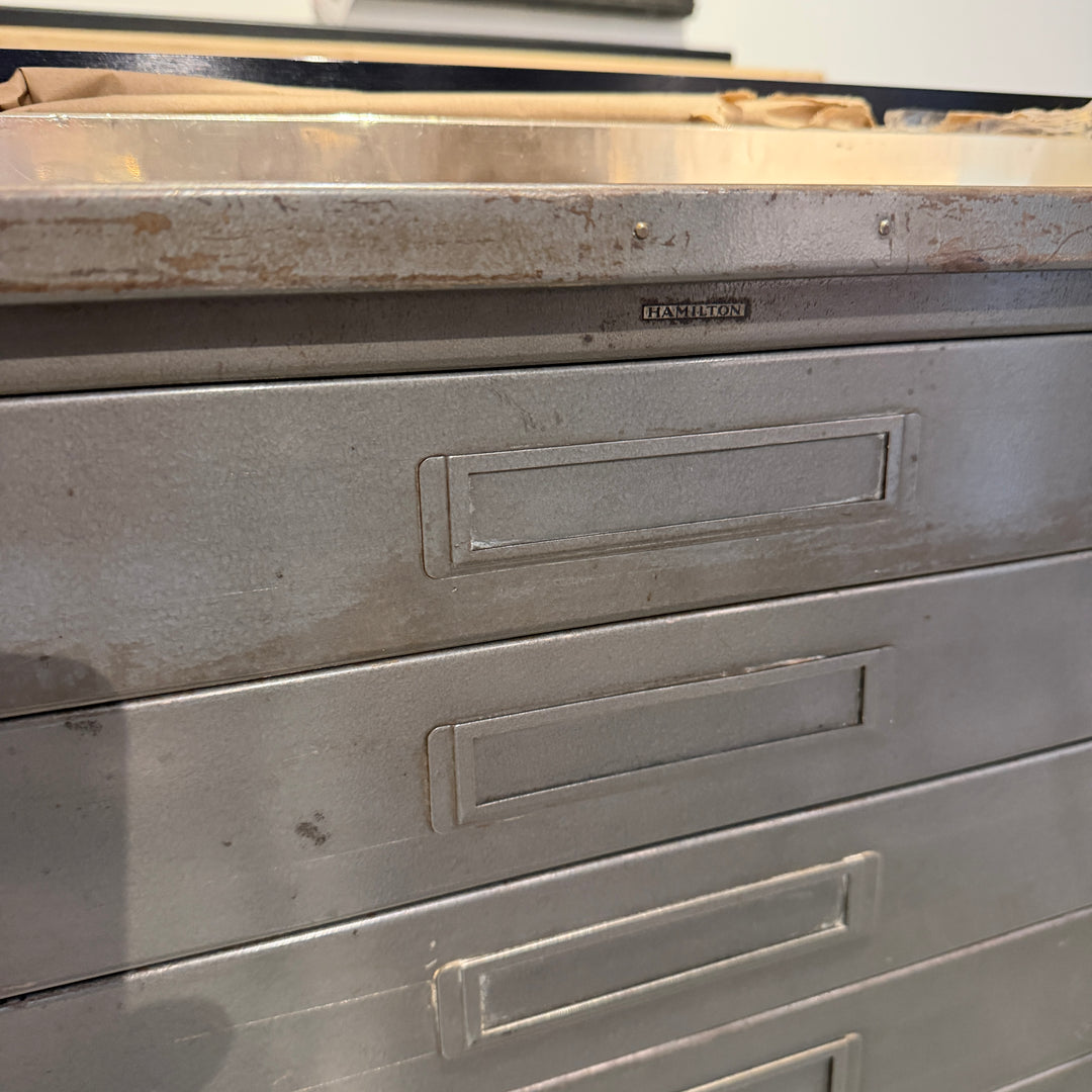 Full-Size Blueprint Flat File with Custom Legs
