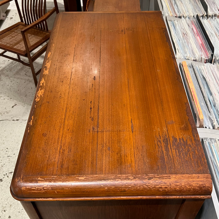 1940s Huntley Deco Walnut Tallboy Dresser