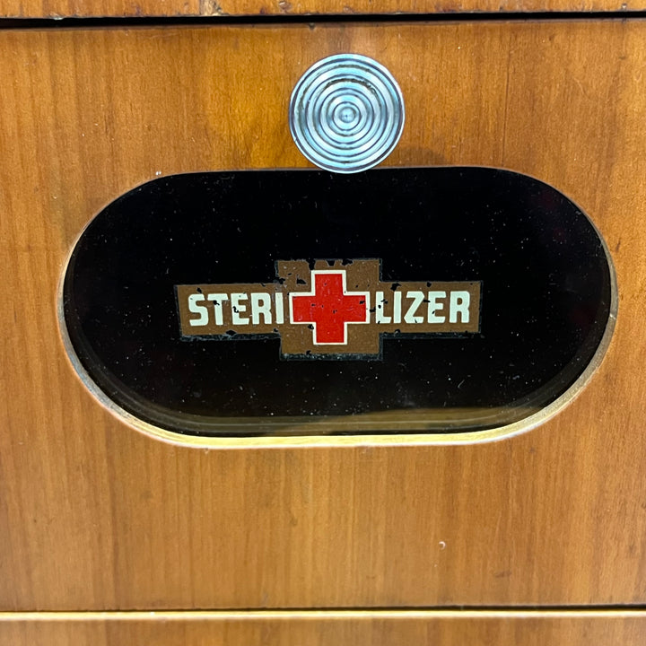 1950s-era Wood Medical/Dental Utility Cart