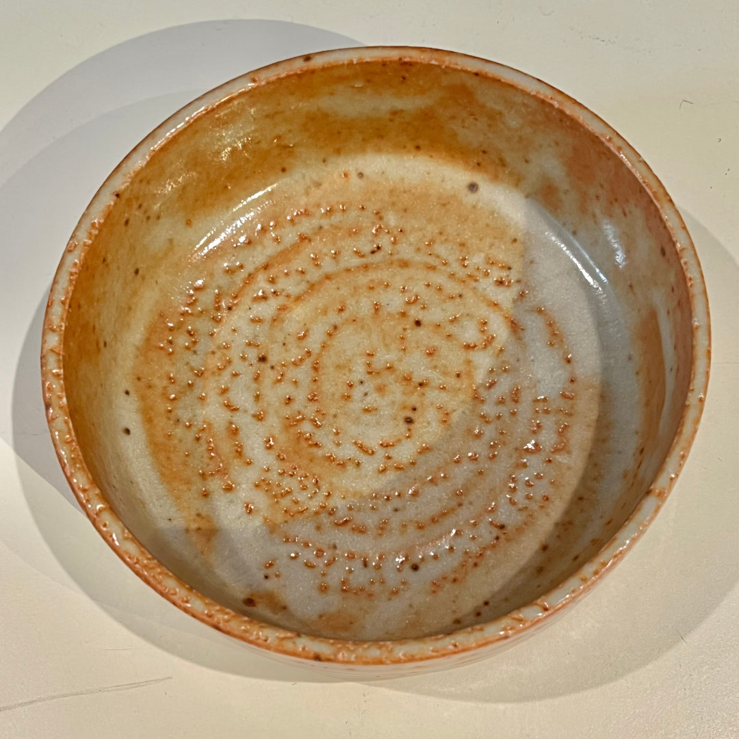 Japanese 6” Shino Ware Ceramic Bowl