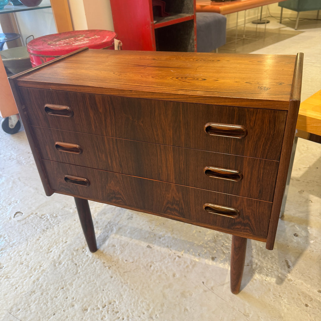 Stunning Petite Rosewood 3 Drawer Cabinet