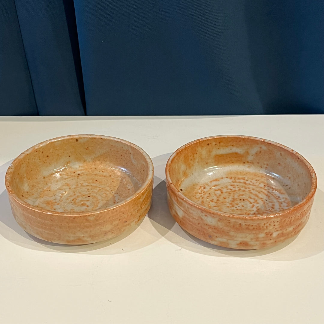 Japanese 6” Shino Ware Ceramic Bowl
