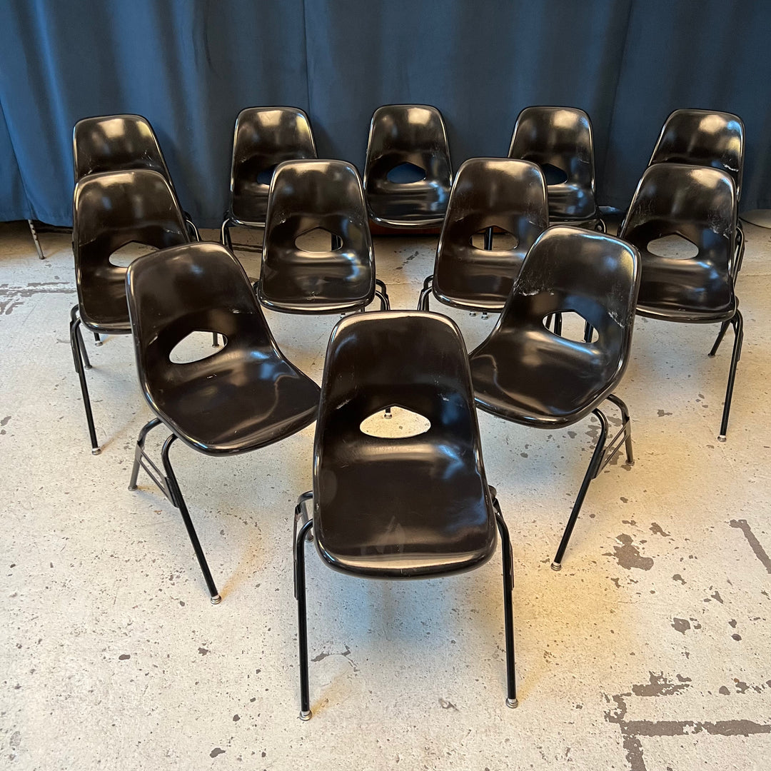 Krueger Fiberglass Stacking Chair - 12 Available