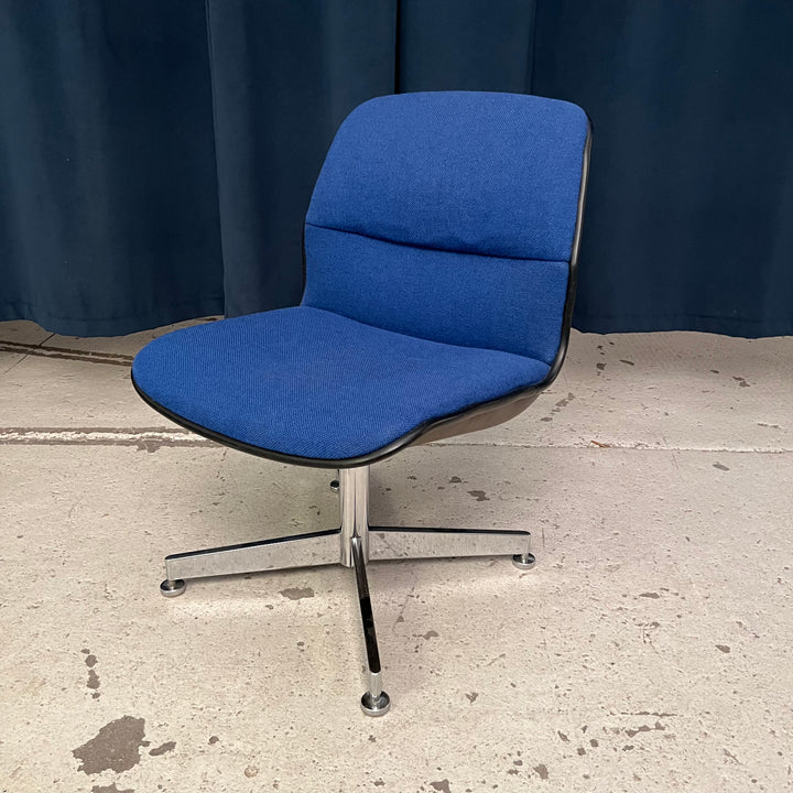 AllSteel Upholstered Blue Chair