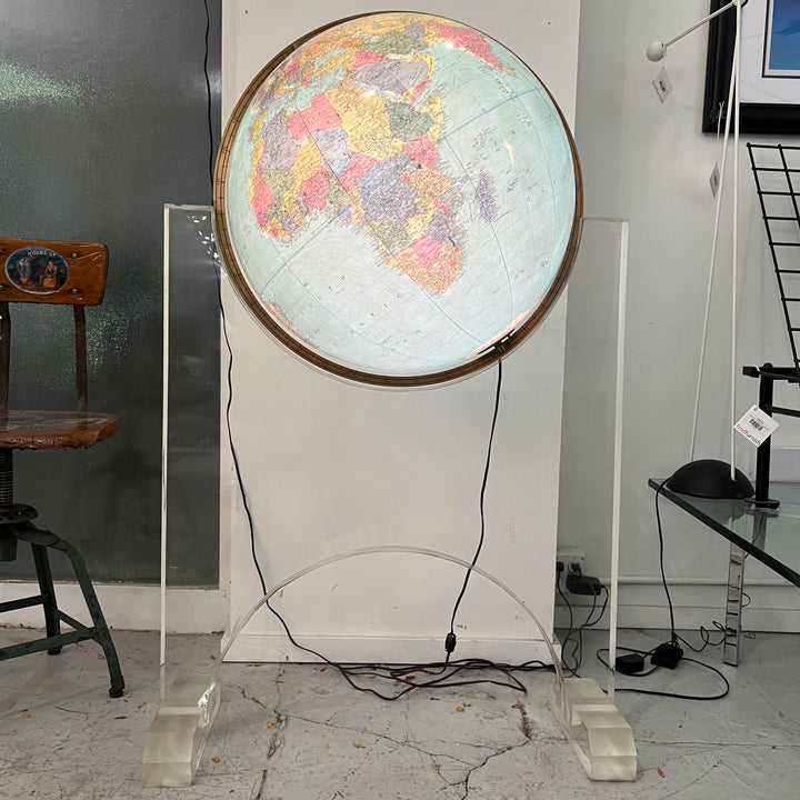 Replogle 24” Illuminated Globe w/Custom Acrylic Base