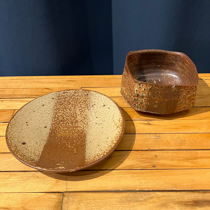 Robert Briscoe Stoneware Bowl/Plate Set (1)