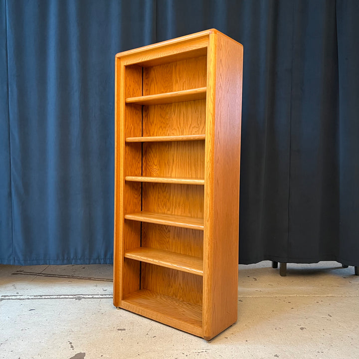Tall Oak Bookcase