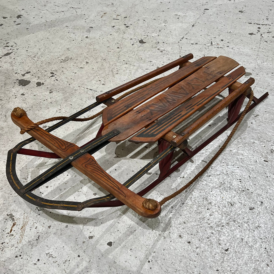Vintage Fly Away Runner Sled