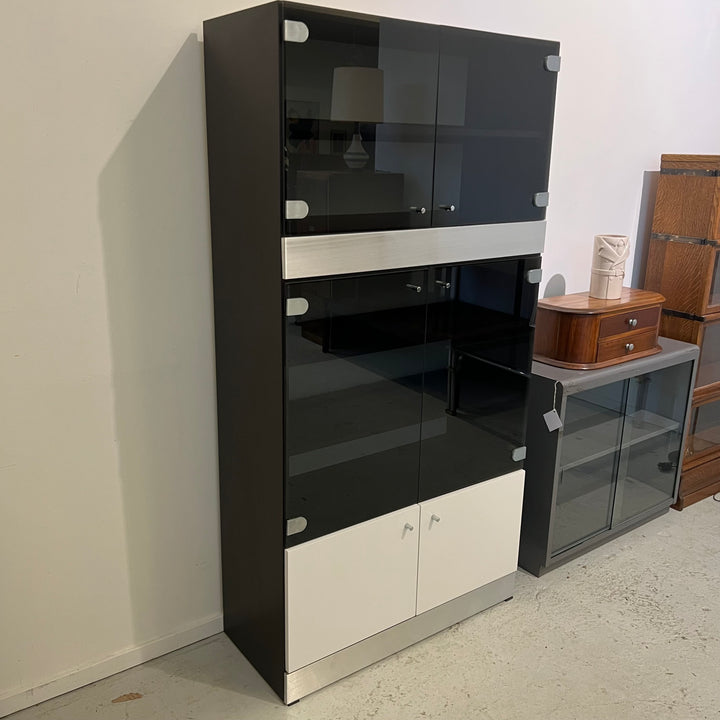 Late 1970s Minimalist Lighted Cabinet