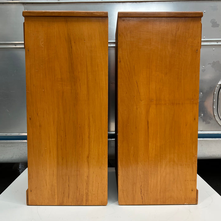 Pair of 1950s-Era Clear Pine Nightstands