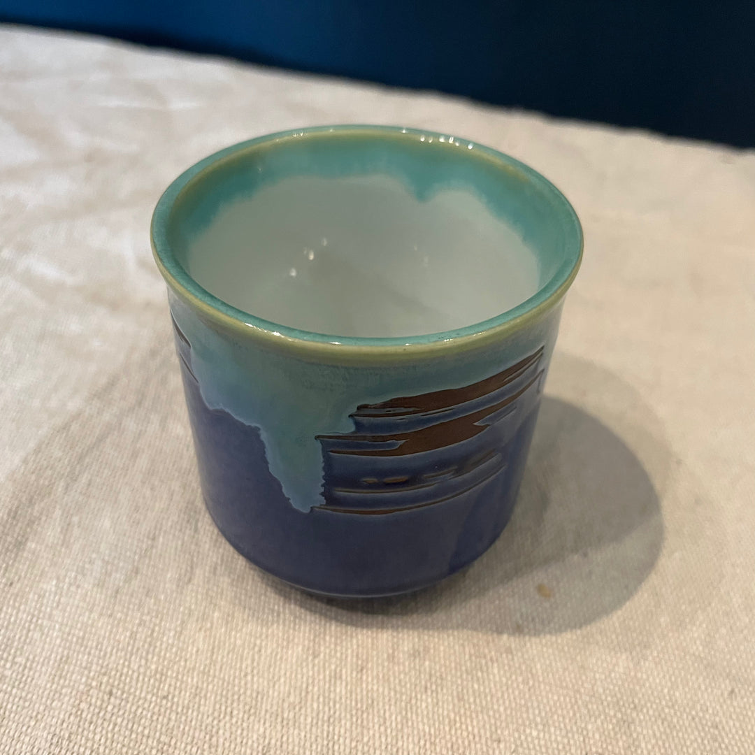 Yunomi Pottery Cup - Blue