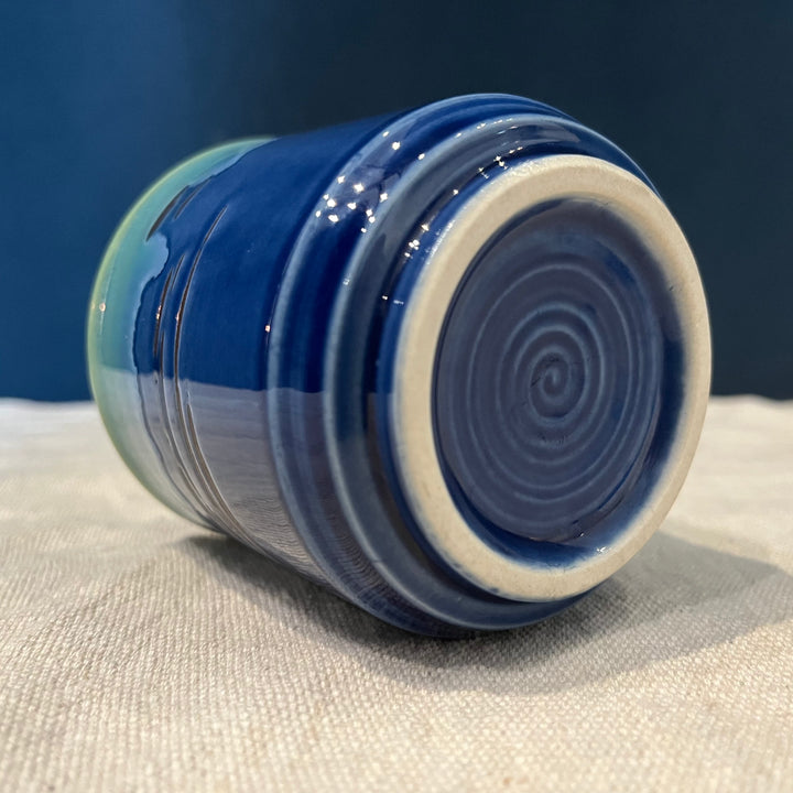 Yunomi Pottery Cup - Blue