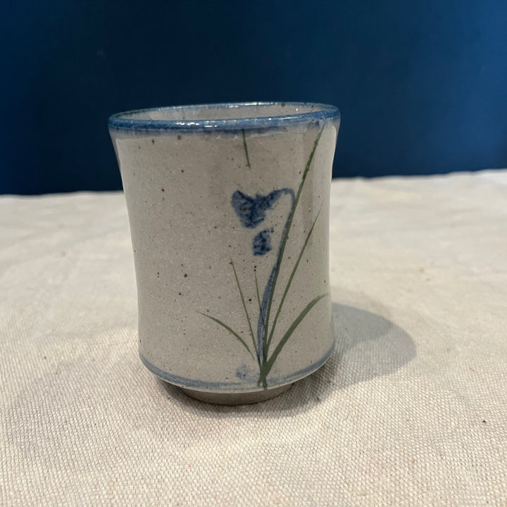 Yunomi Pottery Cup - Floral Motif